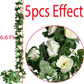 Antspirit rose garland red color to enhance romantic party ambiance.