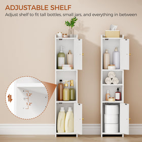 ANWBROAD two-door storage unit offers private space for supplies.