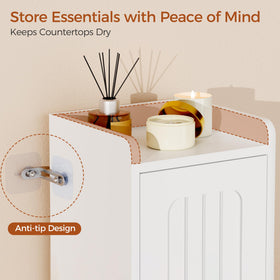 ANWBROAD closed cabinets protect contents from dust and moisture.