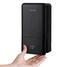 Anydry 27oz wall-mounted soap dispenser front view for high-traffic restrooms.