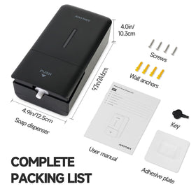 Anydry modern minimalist restroom dispenser complements corporate and hospitality spaces.