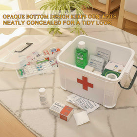 ANYPROLUS clear first aid box supports quick visual check.