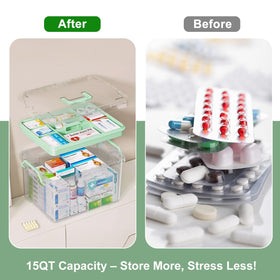 ANYPROLUS multipurpose storage box suitable for crafts, sewing, and more