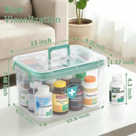ANYPROLUS removable tray with seven compartments keeps small items organized