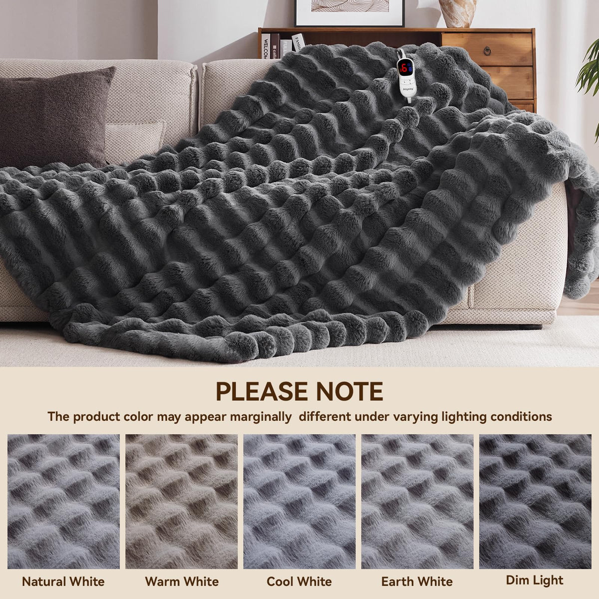 Anysay heated blanket makes a thoughtful gift for cold nights.
