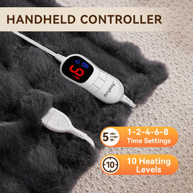 Anysay heated blanket includes overheat protection for safe use.