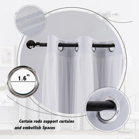 Anytime Home Curtains sheer front panel adds ambient light and airiness.