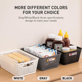Anywish office supplies stay tidy in compact bins for busy days