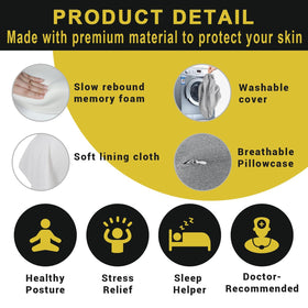 anzhixiu versatile leg pillow suitable for multiple sleeping setups