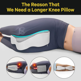 anzhixiu long knee pillow contour cradle for ergonomic comfort