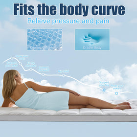 Aodenge CertiPUR-US foam and breathable fabric promote airflow.
