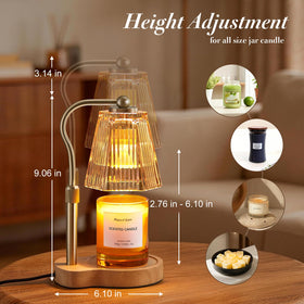 AODHGR dimmable light creates a soft ambient glow.