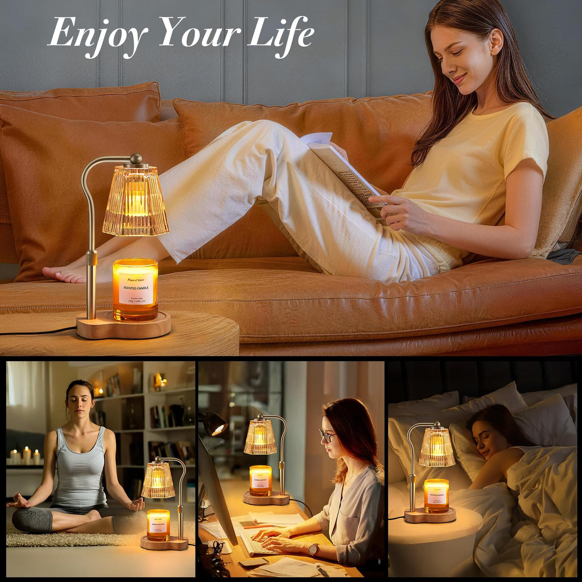 AODHGR elegant wooden base complements any room.