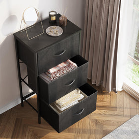 AODK dresser adjustable feet adapt to uneven floors.