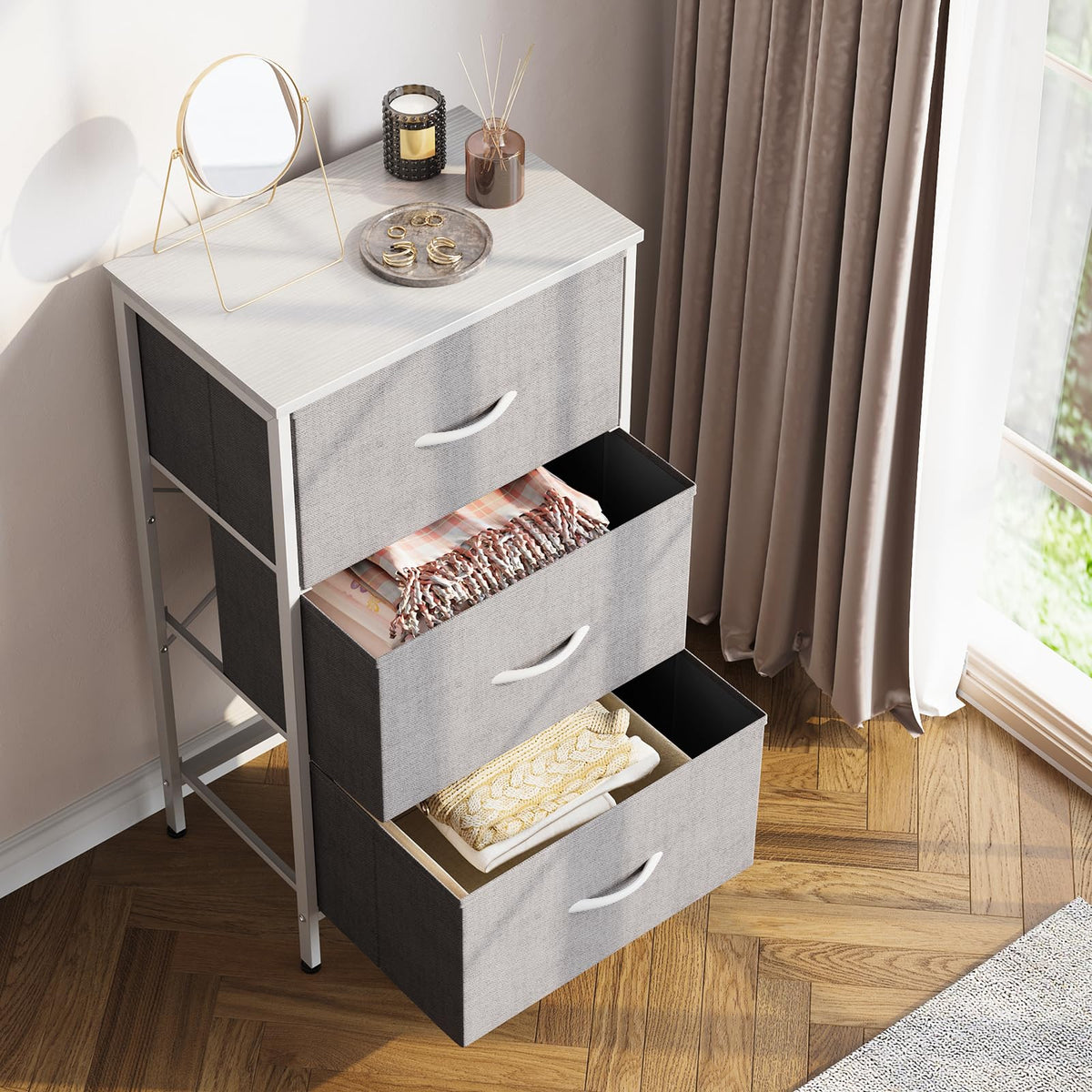 AODK dresser anti tipping design adds safety for households