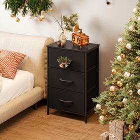 AODK dresser doubles as a nightstand for easy access.