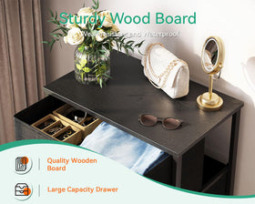 AODK small-space dresser fits compact bedrooms with ample storage.