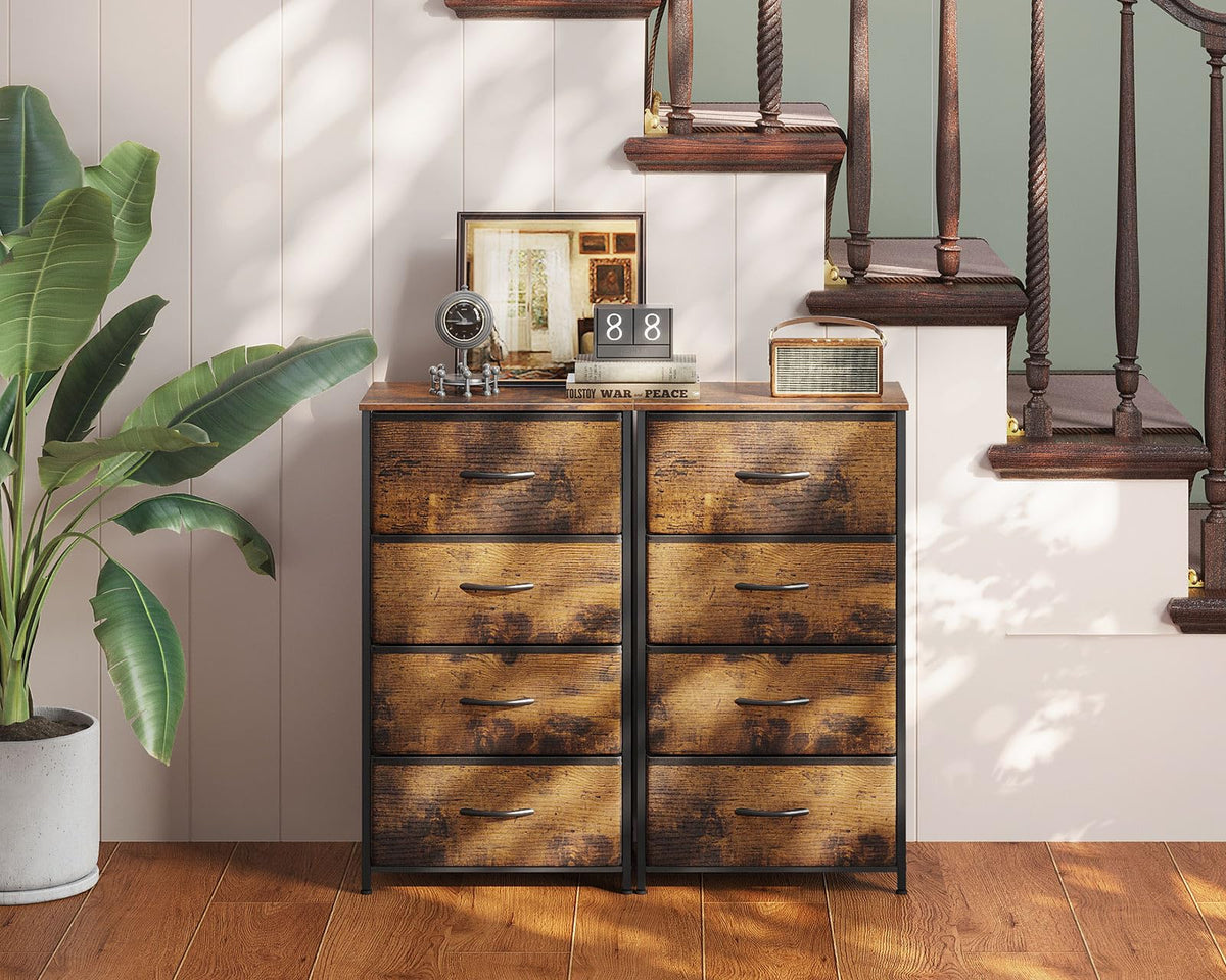 AODK vintage-style dresser complements modern bedrooms alike