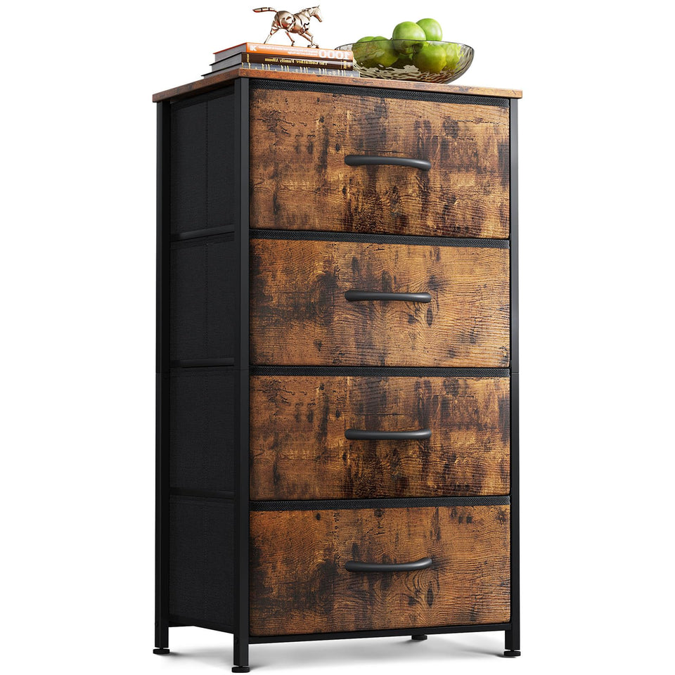 AODK wood-top dresser with sturdy frame for durable daily use in bedroom