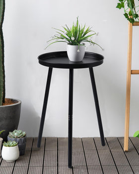 AOJEZOR end table with 15 kg weight capacity for sturdy use.