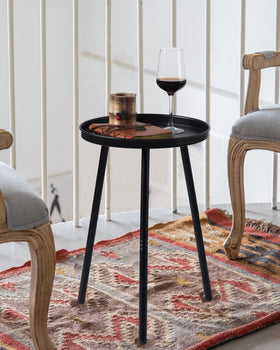 AOJEZOR slim side table for living rooms, bedrooms, and balconies.