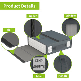 Aokeyee durable nylon fabric with reinforced handles resists wear.