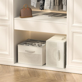 Aokeyee dust-free shoe box shields footwear from dirt and debris.