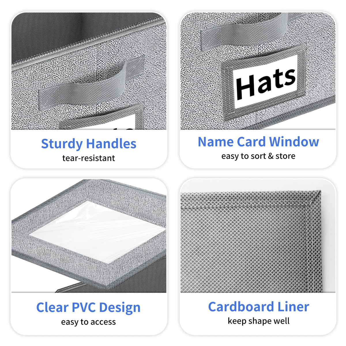 Aokeyee hat organizer with a stackable base keeps hats stable and organized