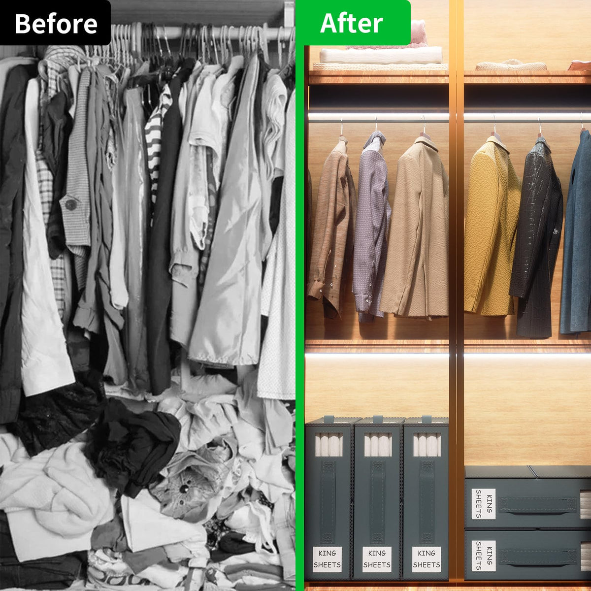 Aokeyee removable label system speeds linen content checks.