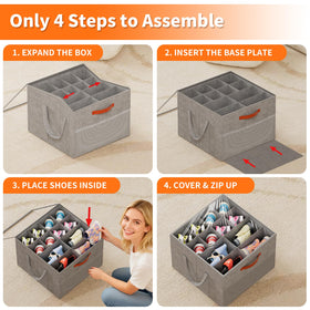 Versatile storage for pants, sweaters, towels beyond shoes