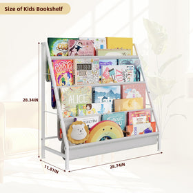 Playroom organizer blends storage with decor for kids