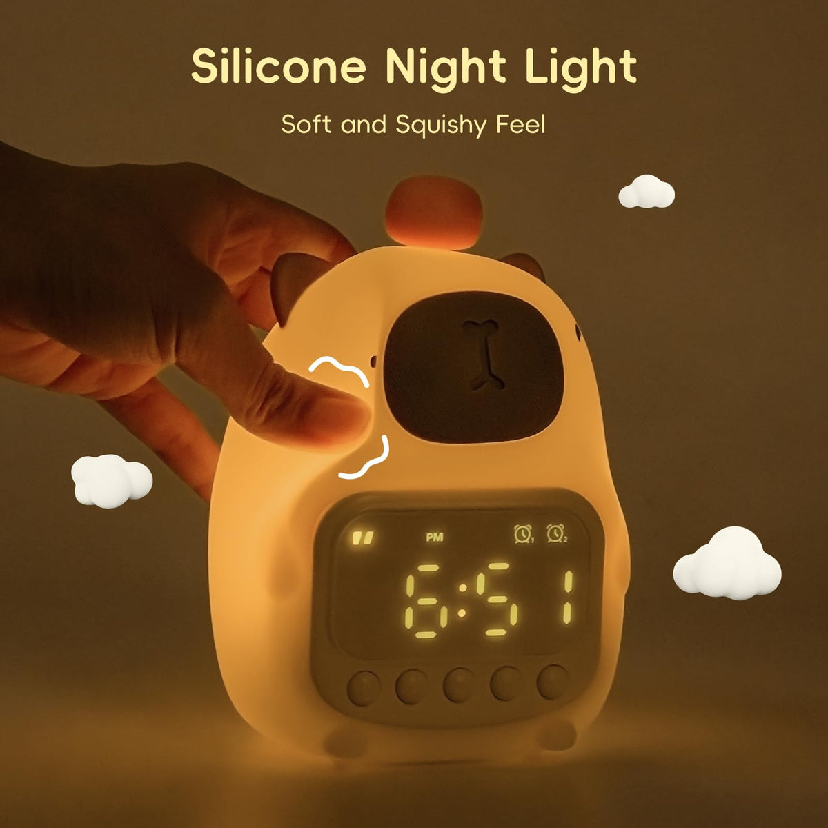 Aokpsrt 1500mAh battery pack powers night illumination.
