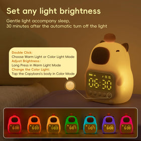 Aokpsrt digital clock display keeps mornings simple for kids.
