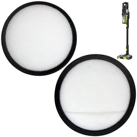 Aolleteau Ryobi 2-pack filters pack for cordless vacuum replacement.