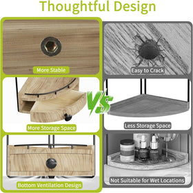 Aollewoiti versatile storage adapts to vanity, kitchen, or coffee bar setups.