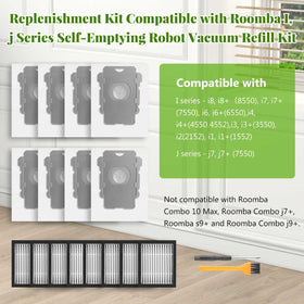 Aomiduo Roomba 8-pack filters capture fine dust and allergens