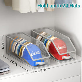 AOODA durable PVC and PET construction protects hats from crushing