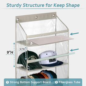 AOODA front fence fiberglass detail emphasizes sturdy hat support.