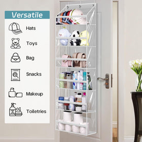 AOODA hat rack in a bedroom closet demonstrates neat, tall organization.