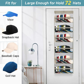 AOODA reversible hooks door-mount system enables tool-free setup.