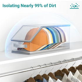 AOODA top-shelf friendly design frees closet space with vertical stacking