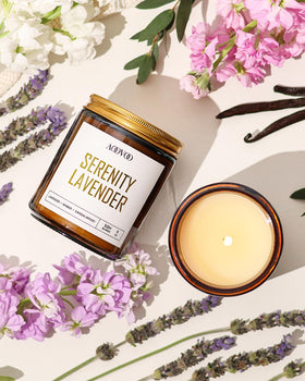 AOOVOO Cleansing Sage candle jar brings herbal brightness to your space