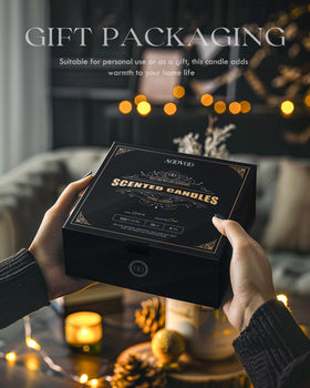 AOOVOO gift-ready packaging with black jar and gold embossing.