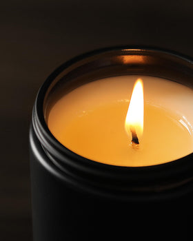 AOOVOO room ambiance shot with candles casting warm glow.