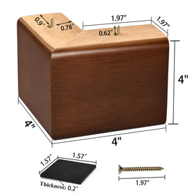 AORYVIC sofa leg mid-century modern look adds style