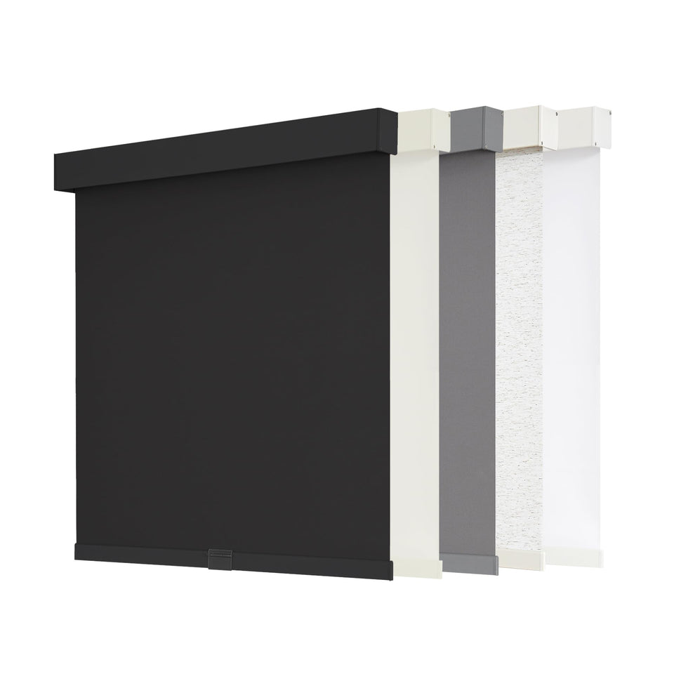AOSKY blackout roller shade cordless-assembly offers precise light control.