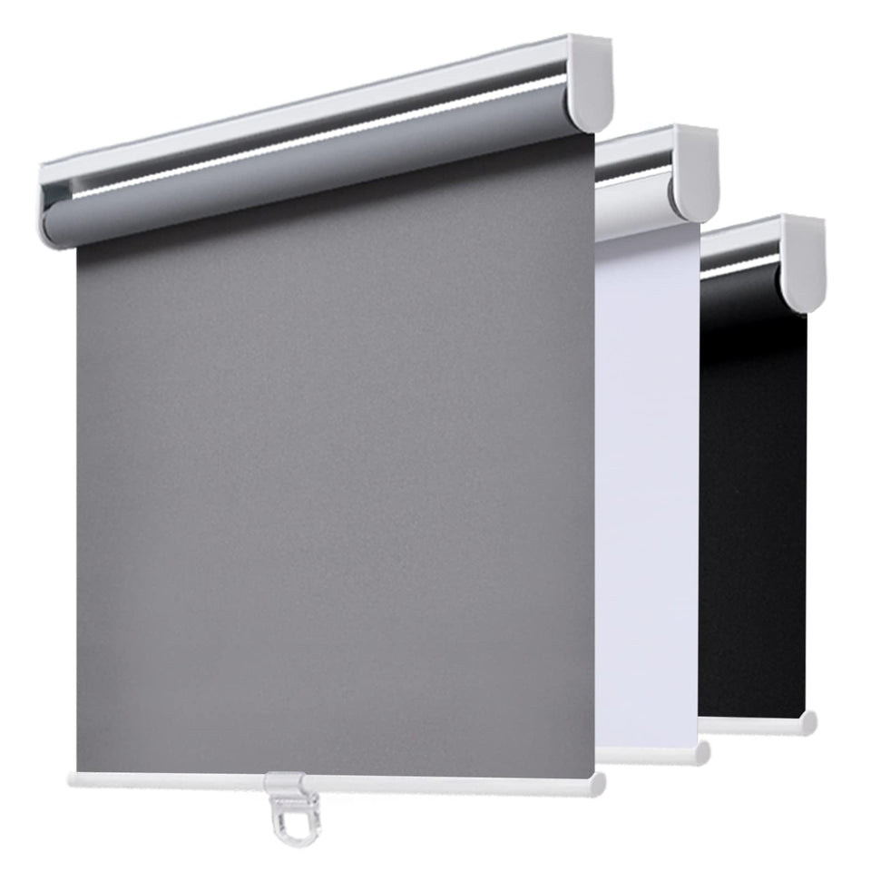 AOSKY cordless blackout shade closed for full room darkening.