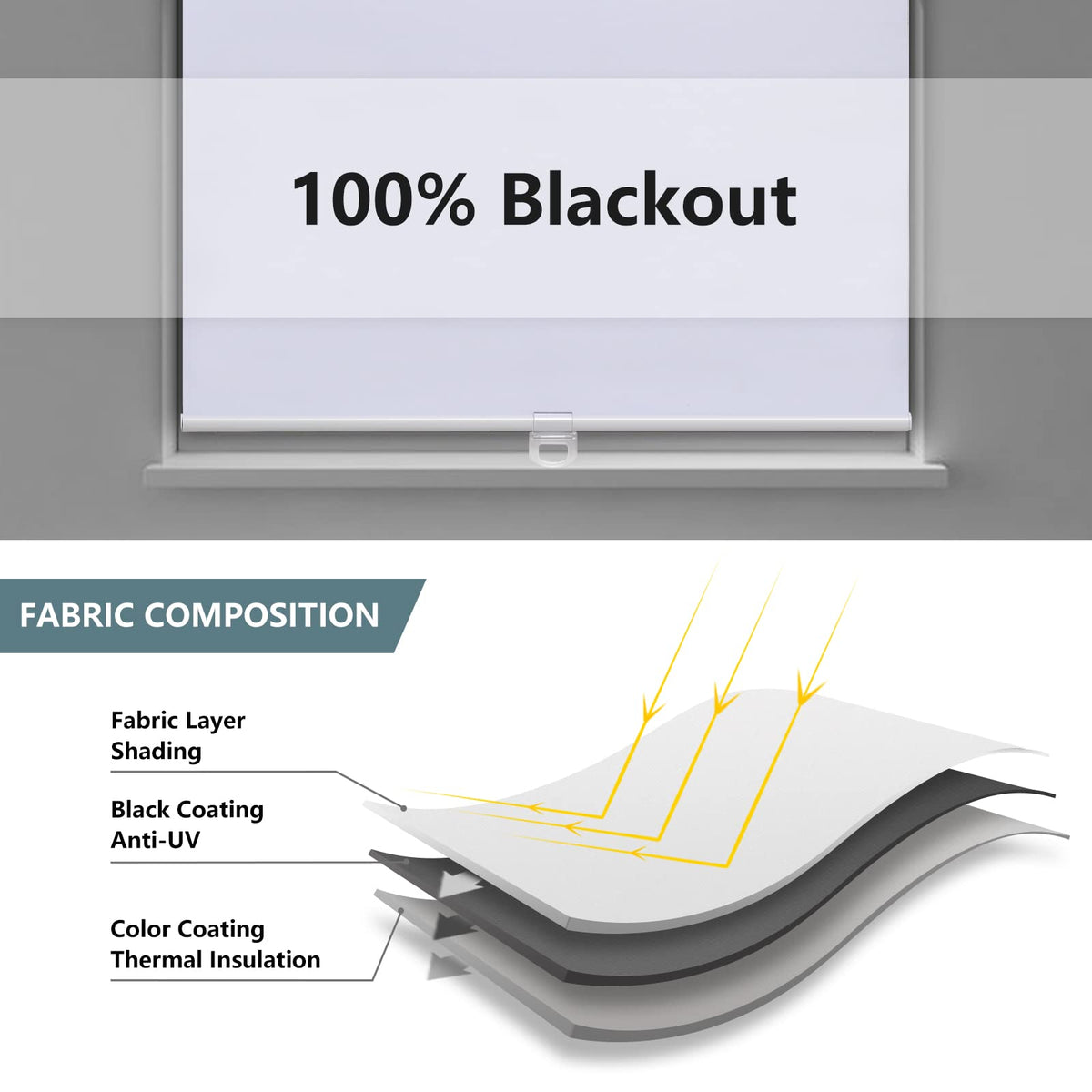 AOSKY UV protection helps preserve furniture's colors on sunlit windows.