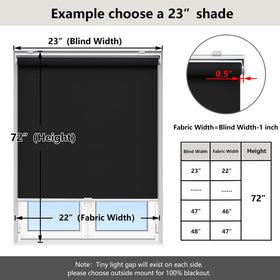 AOSKY cordless roller shades install quickly with included hardware and instructions