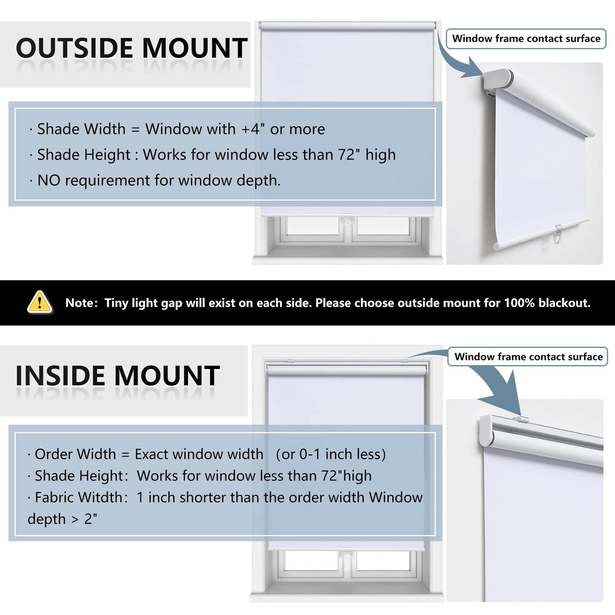AOSKY thermal backing helps reduce heat loss in various seasons.
